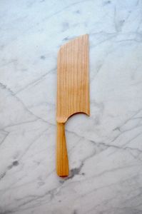 Couteau en bois compostable de haute qualité pour la crème glacée, les desserts, la restauration et les événements en plein air - Product Image 6