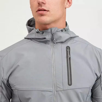 Blouson Bomber Personnalisé Camouflage Avant Haute Qualité 100% Polyester Séchage Rapide Enduit Formel Fin Coupe-Vent Fermeture Éclair Intégrale Unisexe