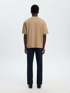 เสื้อยืดคอกลมแขนสั้นผู้ชายผ้าฝ้าย 100% ทรงปกติสำหรับผู้ใหญ่ - Product Image 3