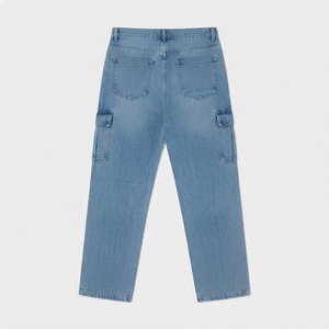 Custom Denim Pants Manufacturer Premium Jeans for Men & <b>Women</b> Wholesale Denim <b>Trousers</b> <b>Baggy</b> Cargo - Product Image 2