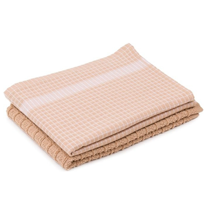 Serviettes de cuisine compressées 100% coton tissé, séchage rapide, motif à carreaux, 45x45cm, noir et rouge, vente en gros, OEM, ODM - Product Image 4