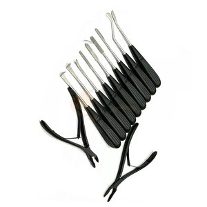 Ensemble de micro-dissecteurs 20 pièces, instruments de neurochirurgie à revêtement noir, kit de dissection chirurgicale de précision pour le cerveau et la colonne vertébrale - Product Image 3
