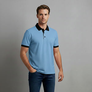Nueva Camiseta Polo de Manga Corta para Hombre, Estilo Casual de Verano, Premium, Color Sólido, con Logotipo Personalizado Impreso, Anti-Pilling - Product Image 6