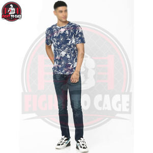 Camiseta de Hombre con Logotipo Personalizado al por Mayor, a la Moda, Tallas Grandes, Nueva Llegada, Informal, para Uso en Exteriores, con Estampado por Sublimación - Product Image 4