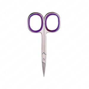 Ciseaux à ongles professionnels en acier inoxydable de qualité supérieure, couleur violet argenté, lame pointue et précise, outil de coupe pour manucure et beauté - Product Image 2
