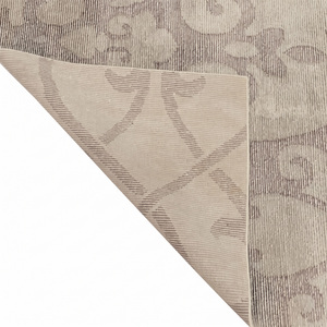 Tapis en laine damassé délavé écologique antidérapant au design moderne pour salon, chambre et intérieurs d'hôtels - Product Image 6