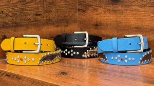 Ceintures personnalisées de luxe en cuir pleine fleur de cow-boy occidental avec boucle ardillon en alliage de zinc Ceintures de créateur avec bracelet en cuir de vachette véritable - Product Image 4