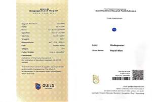 แหวนไพลินสีน้ำเงินรอยัลธรรมชาติ 3.03 กะรัต ได้รับการรับรองจาก GUILD ตัวเรือนทองคำ 18K ประดับเพชรระยิบระยับ 223 เม็ด ดีไซน์ลายดอกไม้ อัญมณีสุดหรู - Product Image 6