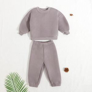 Custom OEM Cotton Teens Boy Tracksuit Kids <b>Set</b> Sweat Shirt And Pant <b>Set</b> 2pcs Baby Tracksuits Matching Kids Clothing Sweat Suit - Product Image 4