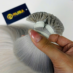 Venta al por mayor de fábrica, cabello liso personalizado, cabello vietnamita con queratina, extensiones de alta calidad, sin sintéticos, con longitud de 10 pulgadas a 34 pulgadas. - Product Image 4