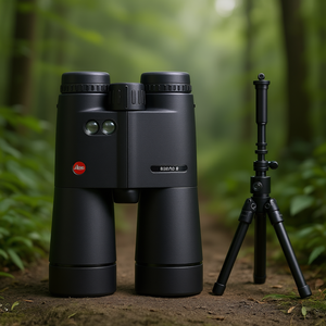 Binoculares con Telémetro Láser 8x56, Vidrio con Revestimiento Impermeable y Trípode - Product Image 3