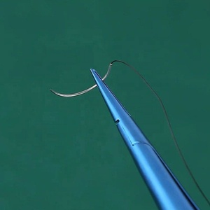 Juego de Portaagujas Oftálmicas Manuales Micro Castroviejo Profesionales de DENTRIC DI-OSIS045 con Certificación CE - Product Image 2