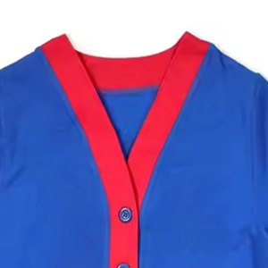 Suéter Cárdigan Unisex para Todas las Temporadas, Bordado Personalizable, Colores y Tallas a Elección, Material de Algodón, Cuello en V con un Solo Botón - Product Image 2
