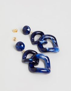 Boucles d'oreilles en résine faites à la main en gros pour femmes, accessoires de bijouterie colorés et tendance pour la vente au détail en boutique - Product Image 3