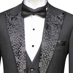 Breathable Slim Fit Men Formal Suits <b>Blazers</b> Tuxedo Party Wedding Casual Business Dress Pant Coat Tuxedo Suit With Custom Logo - Product Image 2