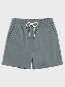 Comfortable Spandex Cotton Men's Shorts High Quality Custom Logo Spandex Cotton Gym Sports <b>Windbreak</b> Shorts Side Customization - Product Image 5