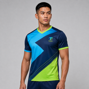 Maillot de volley-ball oversize streetwear pour homme, maille respirante, personnalisable avec numéro, nom et logo, vente en gros OEM - Product Image 4
