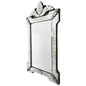Miroir vénitien antique, miroir gravé, miroir floral et décoration murale de luxe - Product Image 2