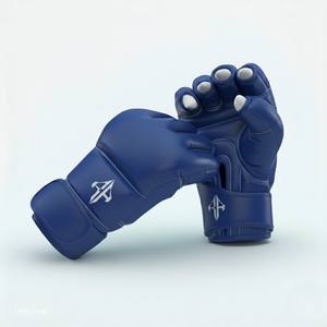 Gants de boxe pour hommes de qualité supérieure, en cuir PU, fermeture personnalisée, avec lacets, par RIVIAN ATLANTIC - Product Image 1