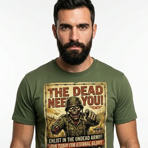 T-shirt en coton personnalisé pour homme, motif crâne de guerrier viking nordique, gris, impression sérigraphique de haute qualité, streetwear, fabricant de t-shirts - Product Image 4