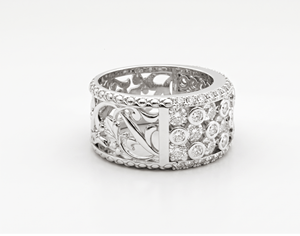 Round <b>Diamond</b> <b>Ring</b> for Women Natural <b>Diamonds</b> 18KT Gold Plated Classic Fine Jewelry for Women - Product Image 2