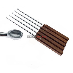 Ensemble de 5 osteotomes à lame fine, personnalisables avec logo, pour chirurgie orthopédique, en acier inoxydable de qualité supérieure pour la coupe osseuse - Product Image 4