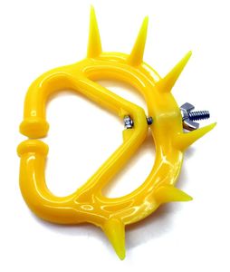 Anillo Nasal de Plástico Amarillo para Destete de Terneros, Modelo Veterinario MSP-600, Marca Personalizada para Gestión de Terneros y Vacas - Product Image 1