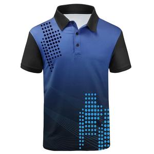 Camisetas de Hombre con Cuello Polo en Combinación de Dos Tonos de Algodón, Talla Personalizada, Ropa de Golf, Camiseta Polo Clásica para Hombre - Product Image 1