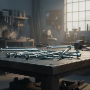 Vis à tête hexagonale en acier au carbone zingué classe 4.8 et 6.8, filetage partiel, M6-M12, métrique/pouce, norme DIN/ANSI, PDC - Product Image 1