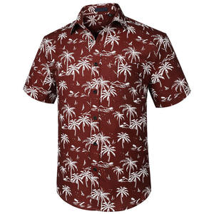 Chemises décontractées pour hommes à imprimé hawaïen, manches courtes, boutonnées, respirantes, séchage rapide, pour la plage et l'été – Collection Durable - Product Image 6