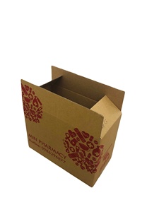Boîte en carton ondulé écologique de haute qualité pour l'emballage de médicaments, en matériau recyclé, boîtes à fentes personnalisables, masque chirurgical - Product Image 2