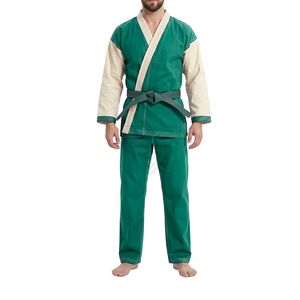 Combinaison de karaté bleu ciel clair, ensemble d'arts martiaux, doublure intérieure en coton doux, respirant, léger, uniformes de karaté d'été - Product Image 5