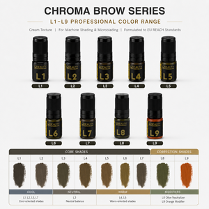 Ensemble de pigments pour sourcils LOVBEAUTY PMU, encre de microblading semi-permanente pour maquillage permanent, salon de beauté - Product Image 3