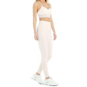 Sujetador Deportivo Ligero para Mujer, con Logotipo Personalizado, Ropa Deportiva, Ropa de Yoga, Conjunto de Leggings y Sujetador Deportivo para Gimnasio y Yoga - Product Image 6