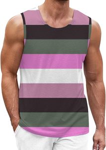 Men’s Loose Fit Performance Tank <b>Top</b> Breathable <b>Mesh</b> Fabric Quick Dry Running Workout Training Fitness Sportswear Manufacturer - Product Image 1