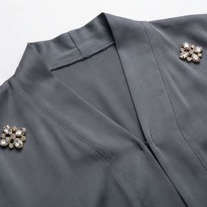 Vestido Kaftan Largo, Nuevo Modelo, Elegante, de Alta Calidad, Abaya Abierta, Abayas Musulmanas para Mujer, Ropa Modesta de Moda para Damas - Product Image 4