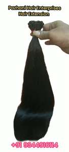 South Indian Temple Raw <b>Remy</b> <b>Hair</b> <b>Extensions</b> 100% Unprocessed Human <b>Hair</b> Double Drawn Weave Tape - Product Image 6