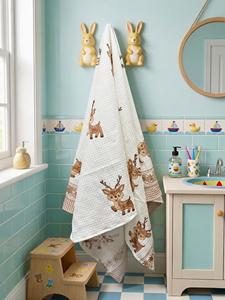Serviettes de bain pour enfants de qualité supérieure, en coton doux, absorbantes et respectueuses de la peau, pour le bain des bébés, disponibles au prix de gros. - Product Image 5