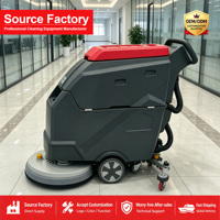 Machine de nettoyage de sols durs, laveuse électrique autoportée pour entrepôt, usine, supermarché et centre commercial