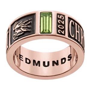 Anillo de Graduación Personalizado de Plata Esterlina 925 para Hombre, Anillo de Ceremonia para Estudiantes de Secundaria y Universidad - Product Image 2