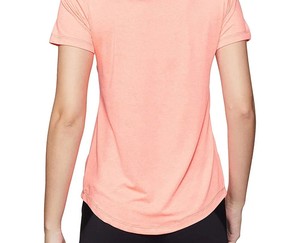 Camiseta de Mujer Acanalada de Algodón Elástico de Manga Corta Ajustada con Cuello Redondo, Camiseta Básica Casual Suave y Cómoda para Verano, Ropa al por Mayor - Product Image 4