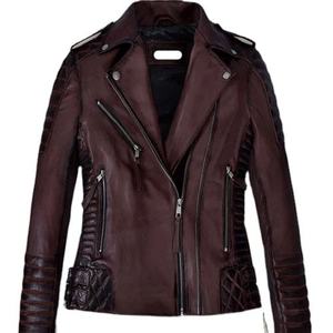 Chaquetas de Cuero Genuino para Mujer al por Mayor, de Alta Calidad, Personalizables, de Secado Rápido, Chaqueta Cálida de Invierno Premium - Product Image 1