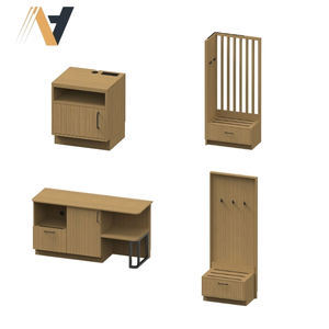 Meubles d'Hôtel Classique Hampton Inn Hôtel Marque-Élégant MDF + HPL + Placage Ensembles De Chambre À Coucher De L'usine Du Vietnam - Product Image 3