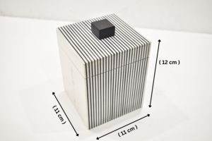 Premium Black & White Resin Storage <b>Box</b> with Lid – Stylish Decorative Organizer for Home & Gifting - Product Image 6