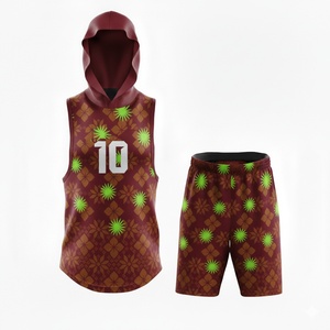 Conjunto de Uniforme de Fútbol de Invierno Personalizado al por Mayor, Camiseta de Fútbol Lisa con Capucha 100% Algodón, Impresa por Transferencia Térmica 7v7 - Product Image 6