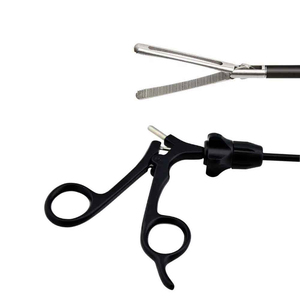 Pince chirurgicale laparoscopique manuelle Dorsey en acier inoxydable à mâchoires fenêtrées 5 mm 31 cm pour interventions chirurgicales minimales - Product Image 6