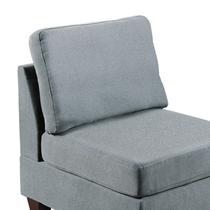 Set da soggiorno modulare 2 pezzi in grigio - Product Image 5