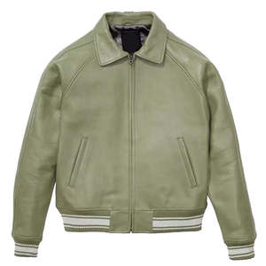Custom Leather <b>Jacket</b> for Men Premium Genuine Cowhide Motorcycle <b>Biker</b> <b>Jacket</b> Wholesale Manufacturer OEM ODM - Product Image 3