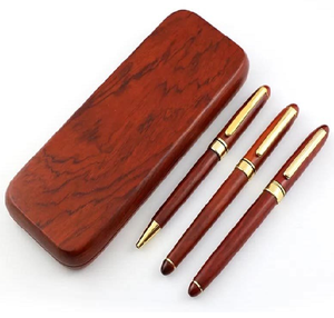 Rosewood Pen Pencil Box Handmade Polished For School Students Stationary storage Box <b>Table</b> Desk Organizer in wholesale - Product Image 6