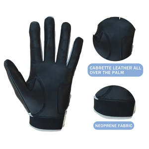 Gants de frappeur de baseball/softball pour adultes en polyester/coton, personnalisables, qualité supérieure, fermeture auto-agrippante pour main droite, collection 2026, offre spéciale - Product Image 5